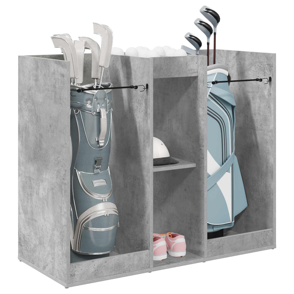 Armadio per Golf Tinta unita Grigio cemento 102 x 45 x 85,5 cm