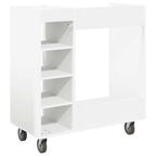 Armadio per Golf con ruota Tinta unita Bianco 90 x 45 x 98 cm