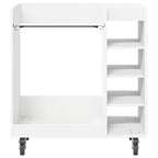 Armadio per Golf con ruota Tinta unita Bianco 90 x 45 x 98 cm