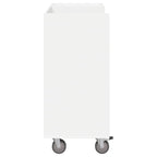 Armadio per Golf con ruota Tinta unita Bianco 90 x 45 x 98 cm