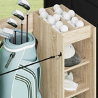 Armadio per Golf con ruota Rovere Sonoma 90 x 45 x 98 cm