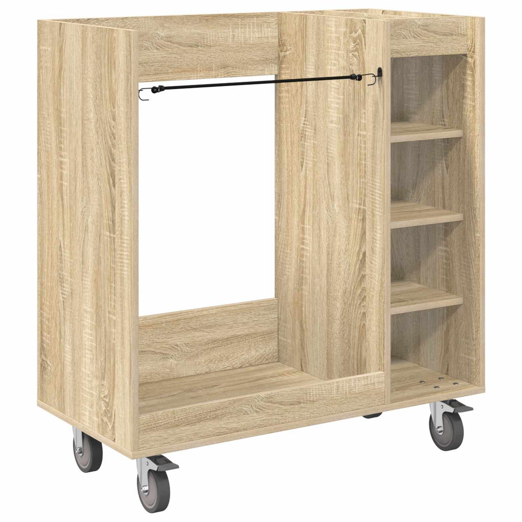 Armadio per Golf con ruota Rovere Sonoma 90 x 45 x 98 cm