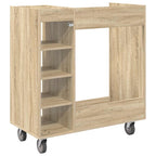 Armadio per Golf con ruota Rovere Sonoma 90 x 45 x 98 cm