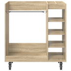 Armadio per Golf con ruota Rovere Sonoma 90 x 45 x 98 cm