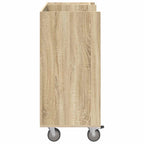 Armadio per Golf con ruota Rovere Sonoma 90 x 45 x 98 cm