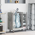 Armadio per Golf con ruota Grigio cemento 90 x 45 x 98 cm