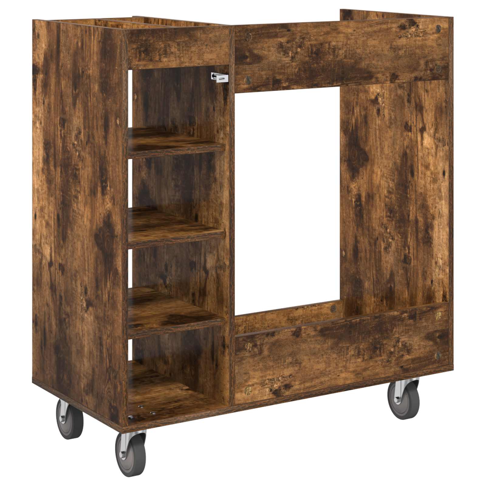 Armadio per Golf con ruota Rovere fumé 90 x 45 x 98 cm