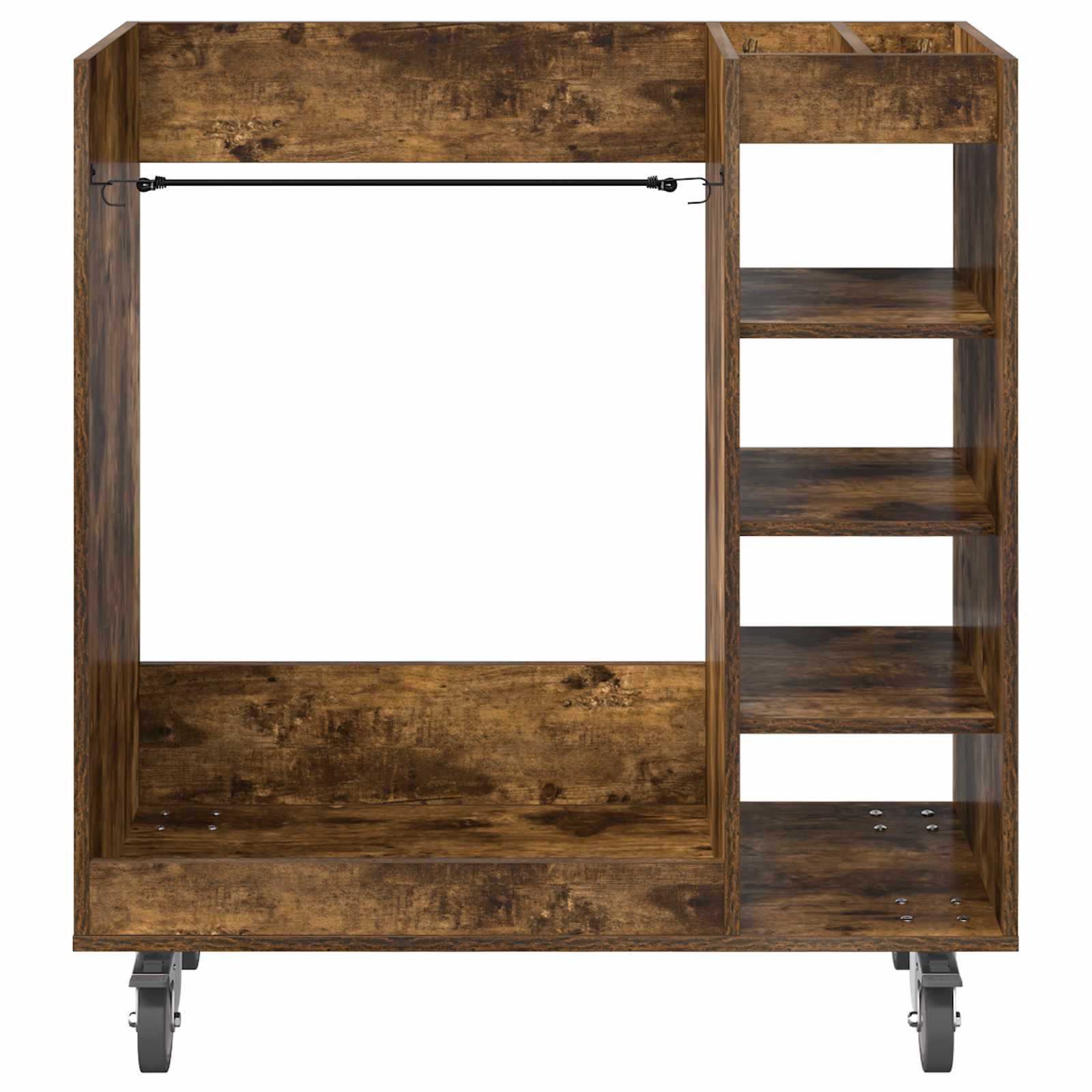 Armadio per Golf con ruota Rovere fumé 90 x 45 x 98 cm