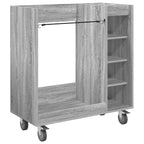 Armadio per Golf con ruota Grigio Sonoma 90 x 45 x 98 cm