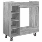 Armadio per Golf con ruota Grigio Sonoma 90 x 45 x 98 cm
