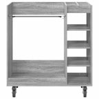 Armadio per Golf con ruota Grigio Sonoma 90 x 45 x 98 cm