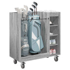 Armadio per Golf con ruota Grigio Sonoma 90 x 45 x 98 cm