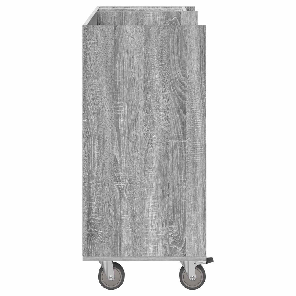 Armadio per Golf con ruota Grigio Sonoma 90 x 45 x 98 cm