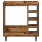 Armadio per Golf con ruota Legno vecchio 90 x 45 x 98 cm