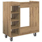 Armadio per Golf con ruota Rovere artigianale 90 x 45 x 98 cm