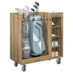 Armadio per Golf con ruota Rovere artigianale 90 x 45 x 98 cm