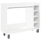 Armadio per Golf con ruota Tinta unita Bianco 120 x 45 x 98 cm