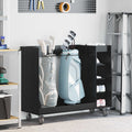 Armadio per Golf con ruota Rovere Nero 120 x 45 x 98 cm