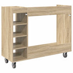 Armadio per Golf con ruota Rovere Sonoma 120 x 45 x 98 cm