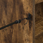 Armadio per Golf con ruota Rovere fumé 120 x 45 x 98 cm