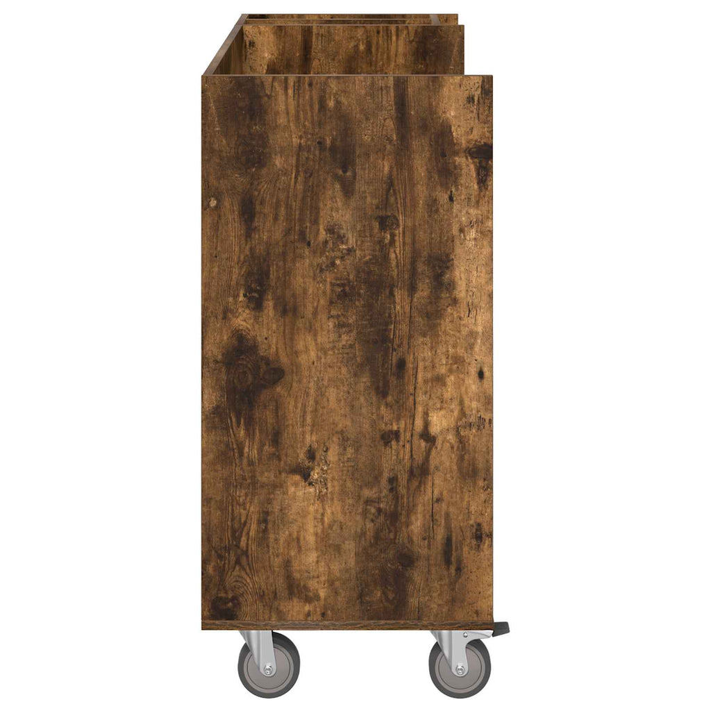 Armadio per Golf con ruota Rovere fumé 120 x 45 x 98 cm