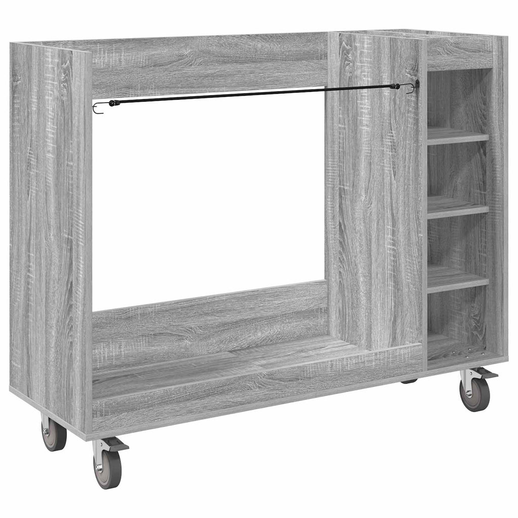 Armadio per Golf con ruota Grigio Sonoma 120 x 45 x 98 cm