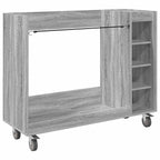 Armadio per Golf con ruota Grigio Sonoma 120 x 45 x 98 cm