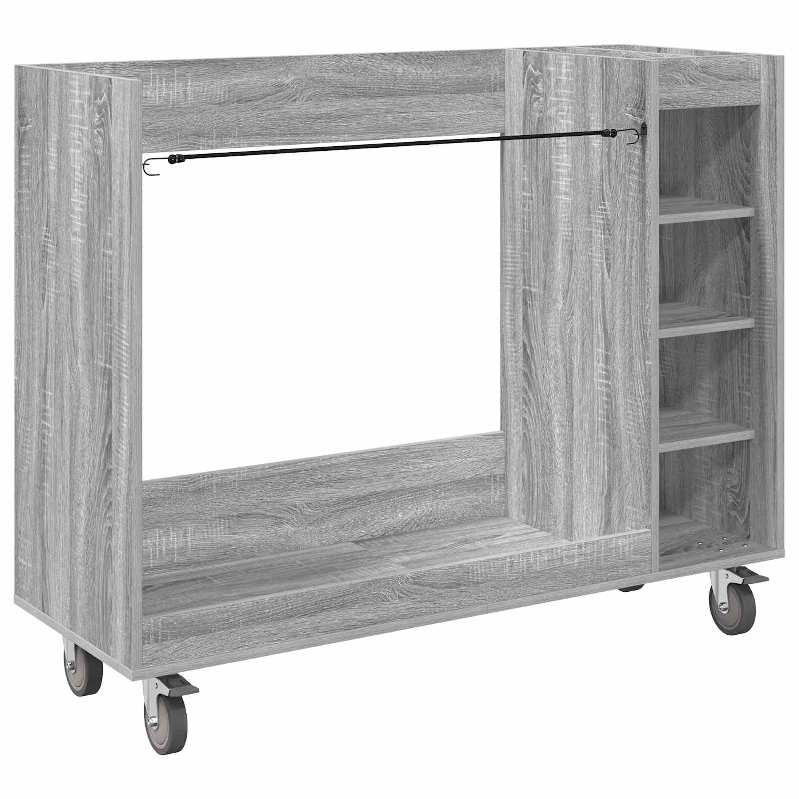 Armadio per Golf con ruota Grigio Sonoma 120 x 45 x 98 cm