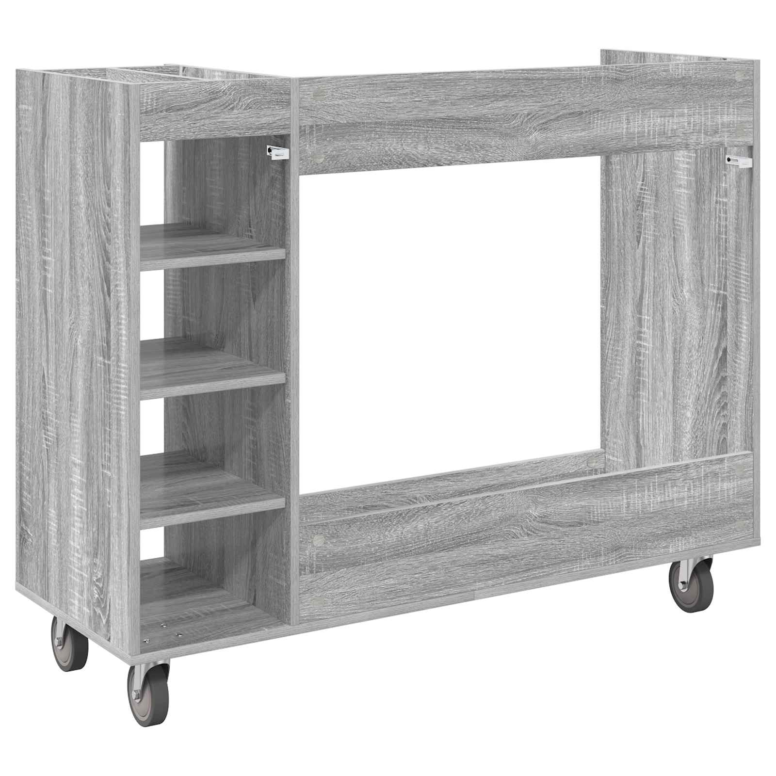Armadio per Golf con ruota Grigio Sonoma 120 x 45 x 98 cm