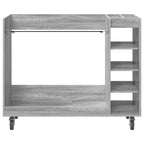 Armadio per Golf con ruota Grigio Sonoma 120 x 45 x 98 cm