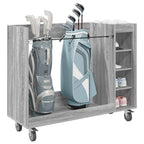 Armadio per Golf con ruota Grigio Sonoma 120 x 45 x 98 cm