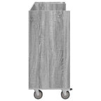 Armadio per Golf con ruota Grigio Sonoma 120 x 45 x 98 cm