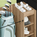 Armadio per Golf con ruota Rovere artigianale 120 x 45 x 98 cm