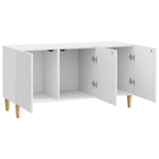 Mobile TV Bianco Lucido 99 x 34,5 x 50 cm Legno ingegnerizzato