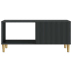 Tavolino da salotto Nero 90 x 50 x 40 cm Legno ingegnerizzato