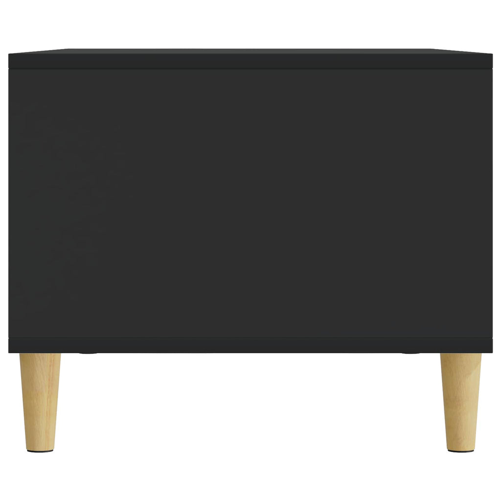 Tavolino da salotto Nero 90 x 50 x 40 cm Legno ingegnerizzato