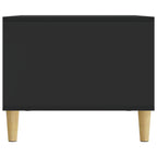 Tavolino da salotto Nero 90 x 50 x 40 cm Legno ingegnerizzato