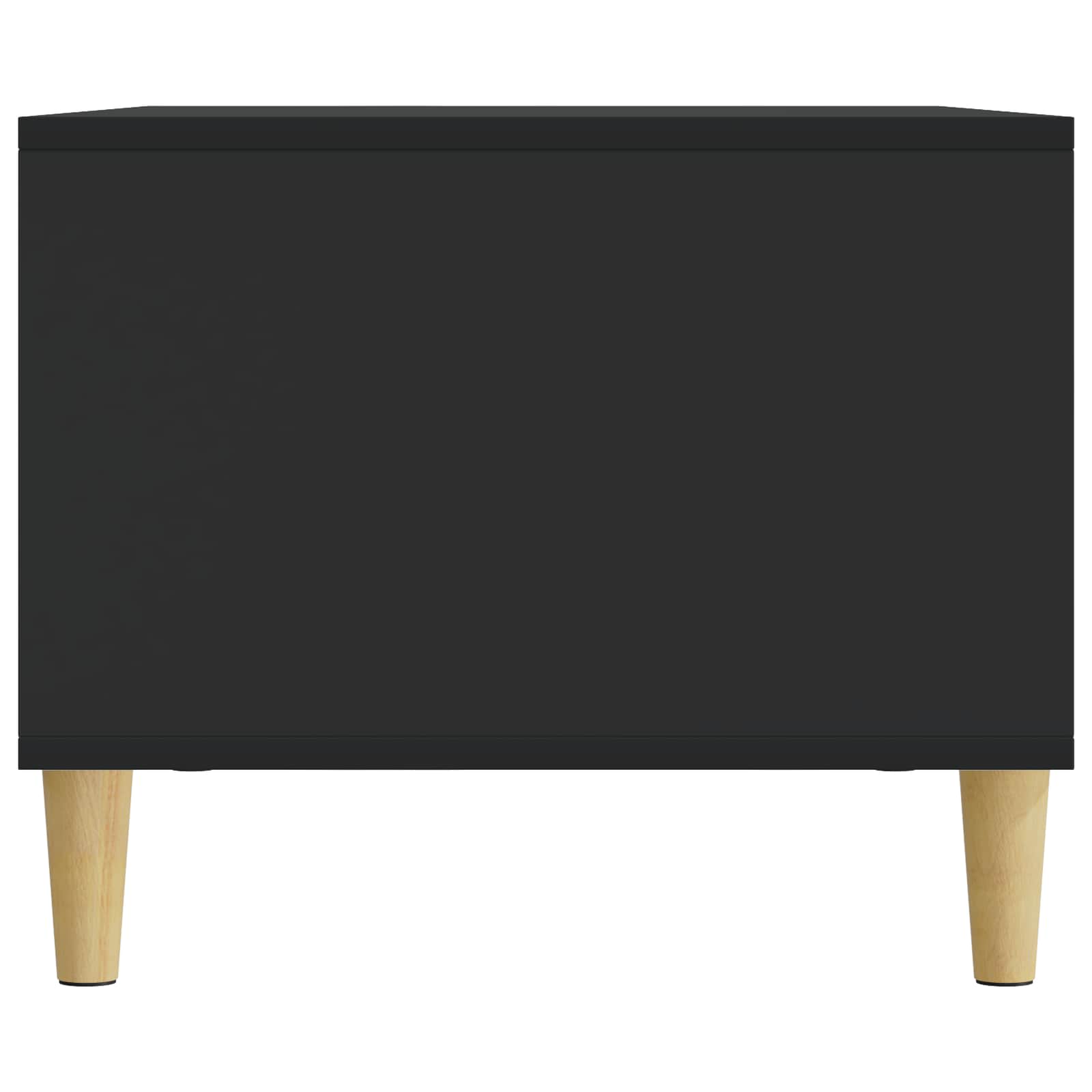 Tavolino da salotto Nero 90 x 50 x 40 cm Legno ingegnerizzato