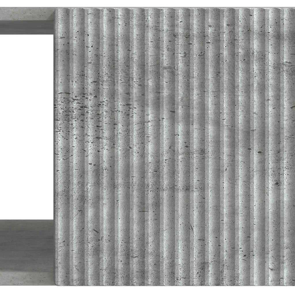 Tavolino da salotto Grigio Cemento 90 x 50 x 40 cm