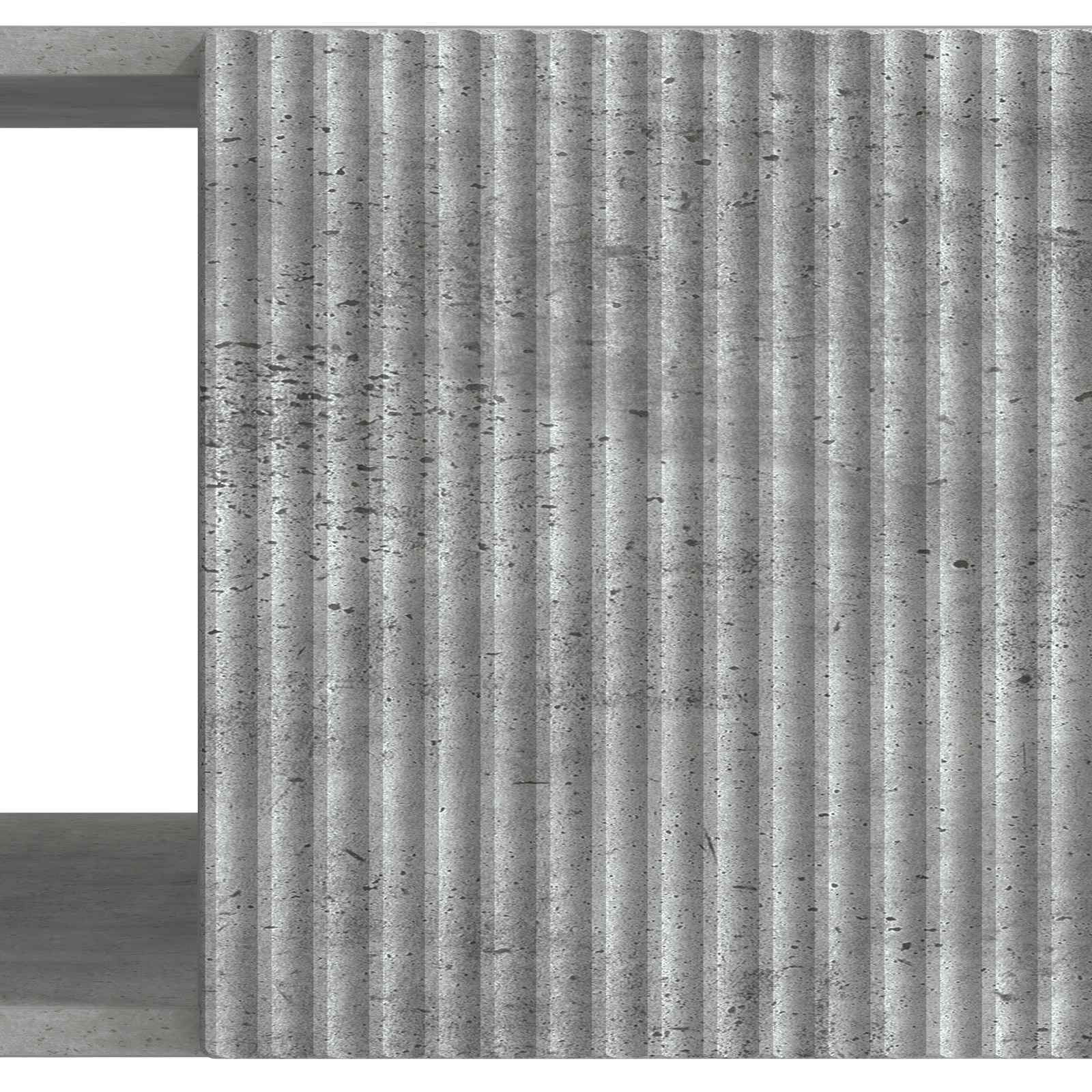 Tavolino da salotto Grigio Cemento 90 x 50 x 40 cm
