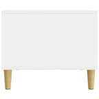 Tavolino da salotto Bianco Lucido 90 x 50 x 40 cm