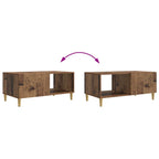 Tavolino da salotto Legno antico 90 x 50 x 40 cm