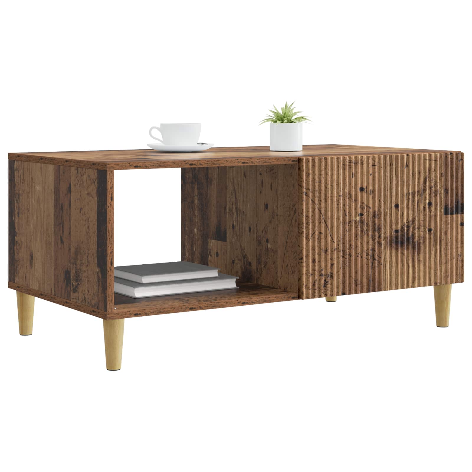 Tavolino da salotto Legno antico 90 x 50 x 40 cm