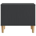 Tavolino da salotto Nero 49 x 50 x 40 cm Legno ingegnerizzato