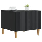 Tavolino da salotto Nero 49 x 50 x 40 cm Legno ingegnerizzato