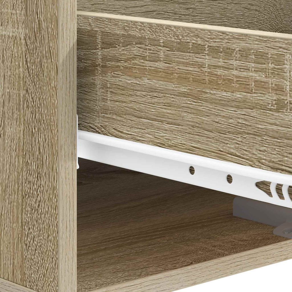 Tavolino da salotto con cassetto Rovere Sonoma 49 x 50 x 40 cm