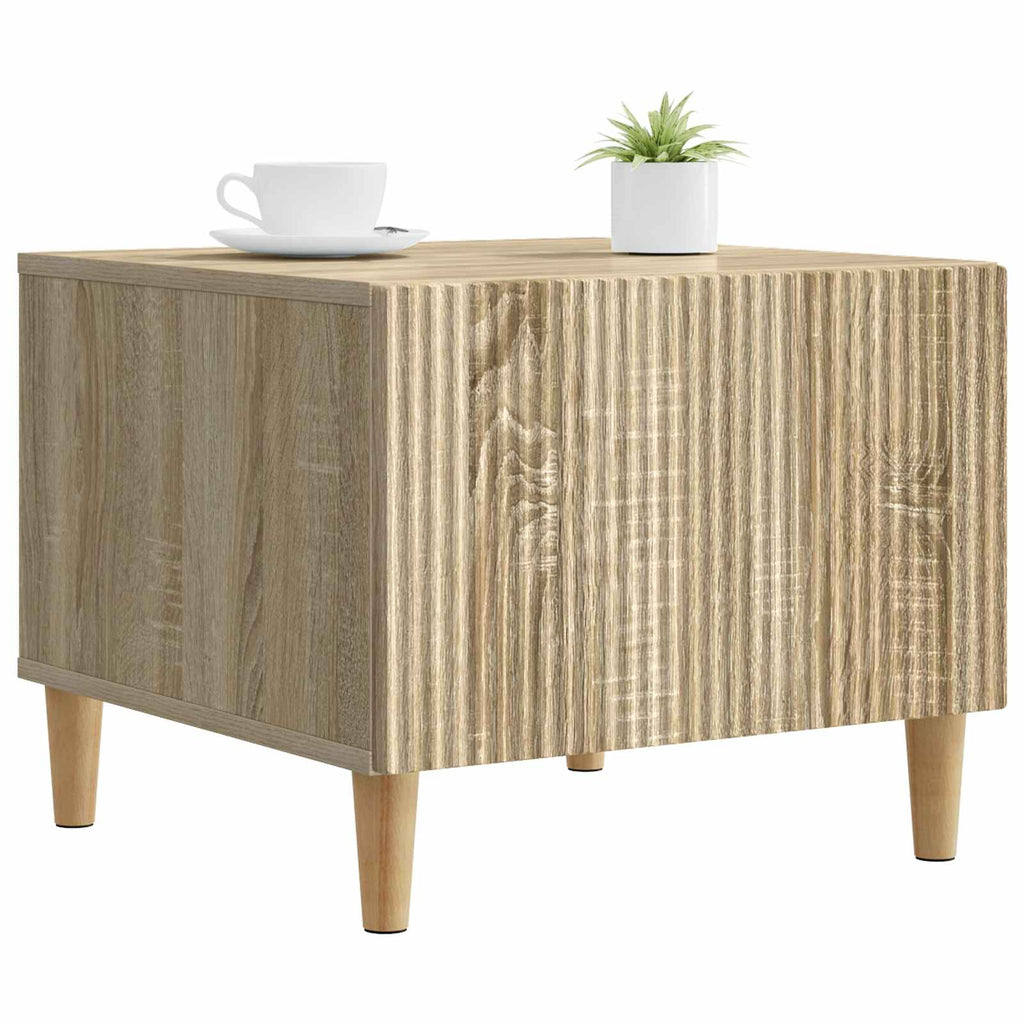 Tavolino da salotto con cassetto Rovere Sonoma 49 x 50 x 40 cm