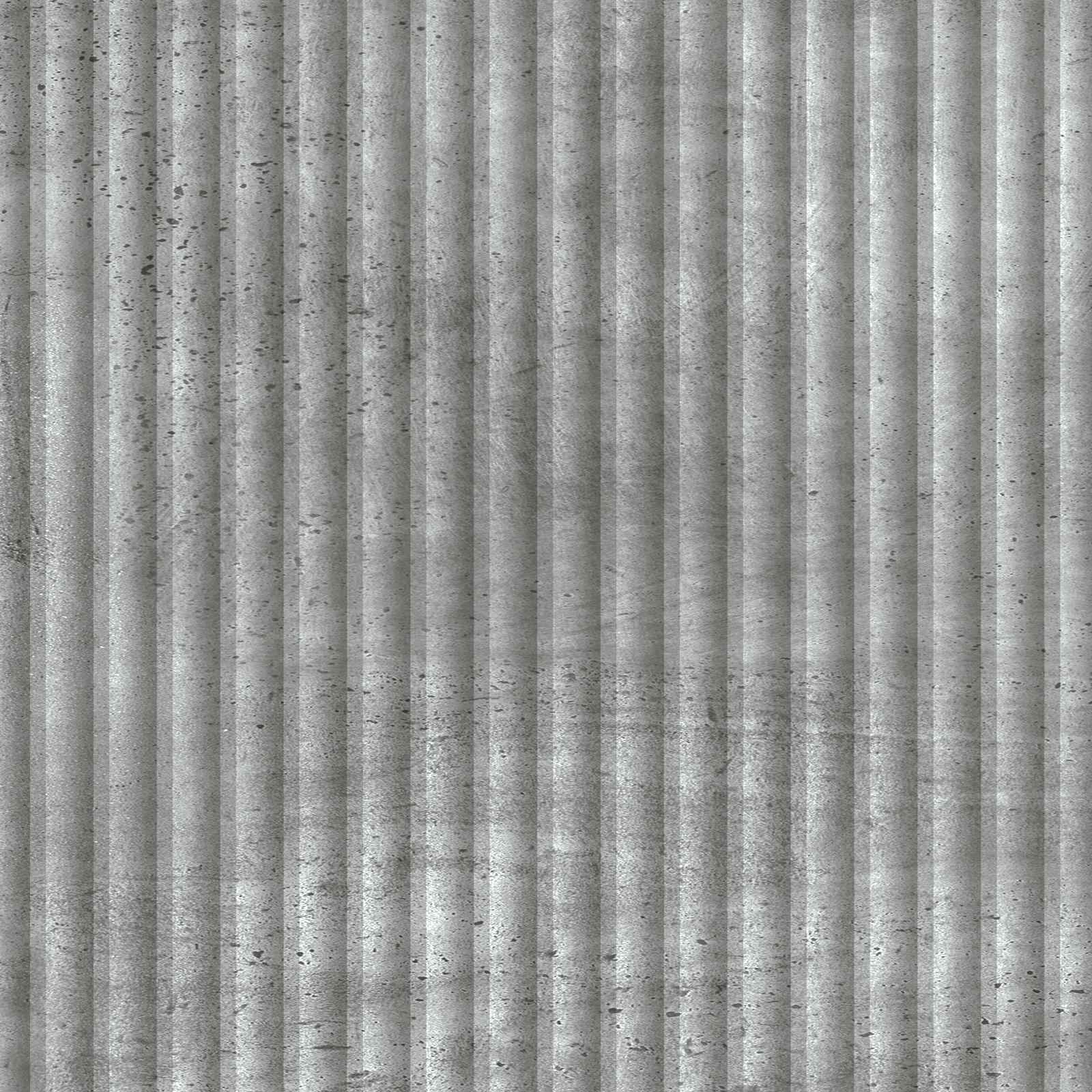 Tavolino da salotto con cassetto Grigio Cemento 49 x 50 x 40 cm