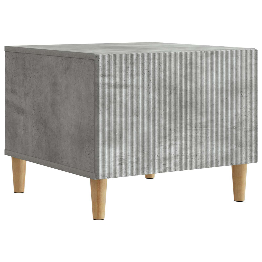 Tavolino da salotto con cassetto Grigio Cemento 49 x 50 x 40 cm