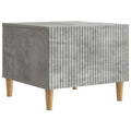 Tavolino da salotto con cassetto Grigio Cemento 49 x 50 x 40 cm